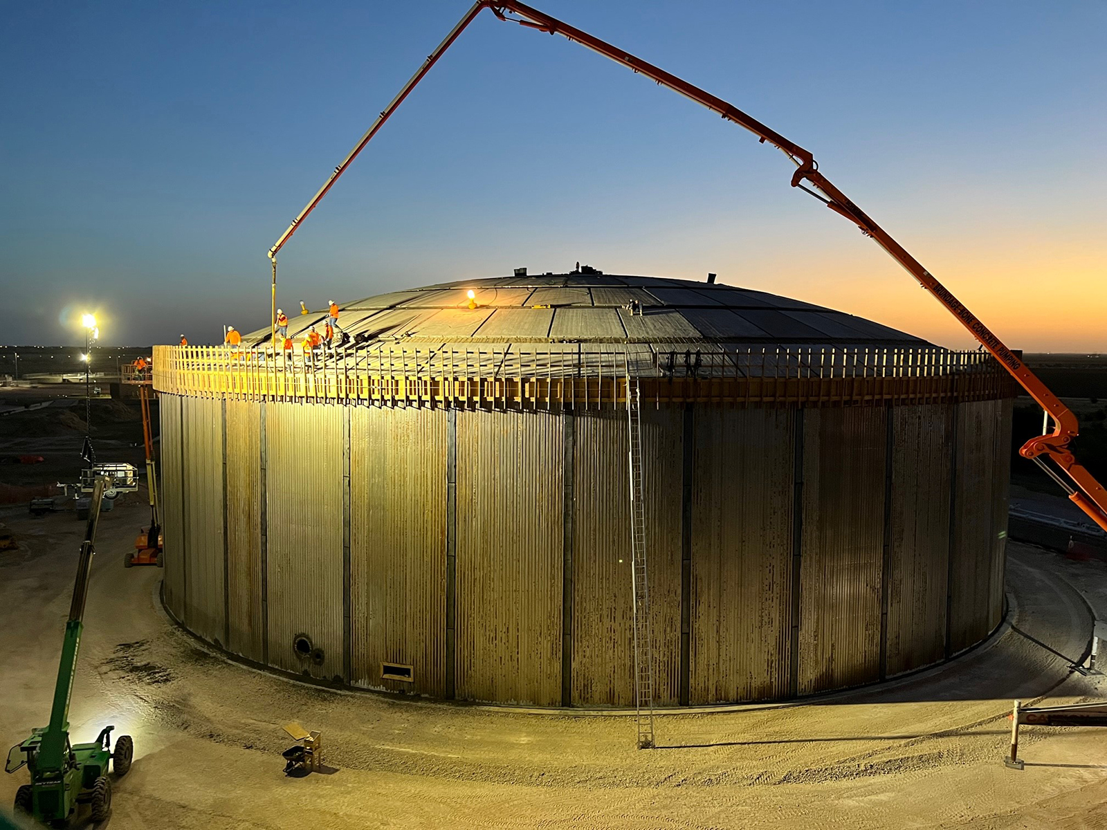Plummer Lubbock 8 Million Gallon Storage Tank